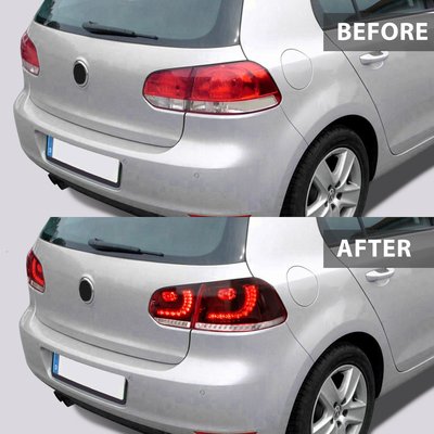 適用于08-13年高爾夫6汽車尾燈總成改裝Volkswagen Golf6流光轉向--請儀價