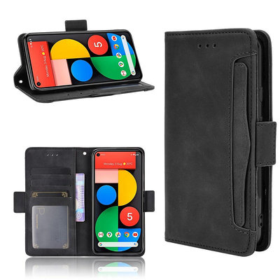 谷歌 Google Pixel 5 多卡槽 錢包款 手機殼 Pixel5 磁扣 掀蓋保護殼 翻蓋皮套 支架