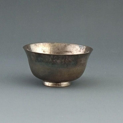 日本純銀酒杯 茶杯 21.5g 日本古董銀器 老銀器  銀杯