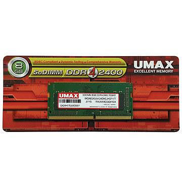 【台中自取】(有現貨) 全新 UMAX DDR4 2400 8GB 筆記型記憶體/終身保固
