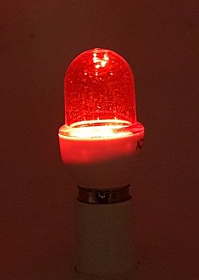 E12紅色燈泡E12神桌燈泡LED1w紅光燈泡LED 1W E12小夜燈暖白光LED神明燈