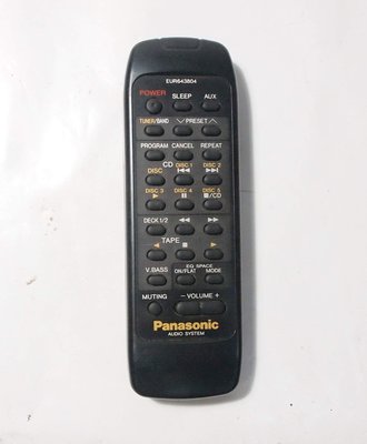 二手,Panasonic 原廠 CD音響遙控器/型號:EUR643804