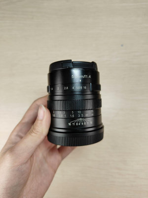 七工匠55mm f1.4人像鏡頭適用佳能M口手動對焦人像鏡頭