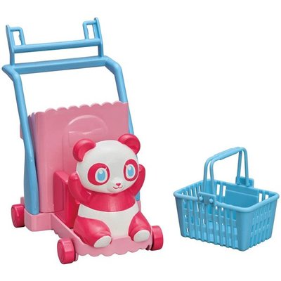 莉卡娃娃 配件 莉卡歡樂購物熊貓推車_LA 14782原價595元 日本國民娃娃 永和小人國玩具店
