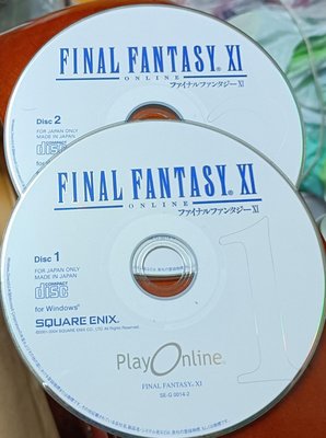 PC GAME_Final Fantasy XI太空戰士11--Play Online--7CD~ 二手