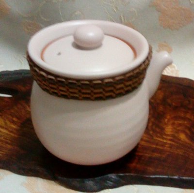 陶作坊 一式易泡壺-潤白/250CC/簡便茶器具組