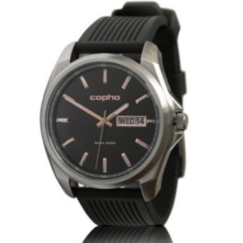 COPHA丹麥品牌 Grand-Duke腕錶- 黑色/銅色/46mm (21BCGD24) 公司貨/禮物