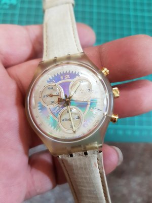 ＜行走中＞38mm 漂亮 swatch 錶帶損 便宜賣 買到賺到C06