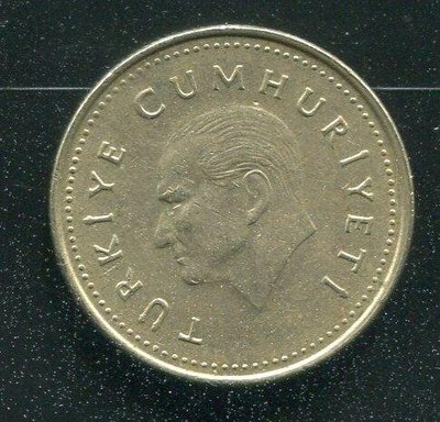 TURKEY (土耳其), 1000 Lira , K997 , 1990 #207784 品相9新AU