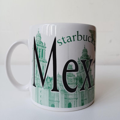 【Marsco】2007年星巴克Starbucks Coffee（世界城市系列）墨西哥市Mexico City陶瓷馬克杯咖啡杯（25110366）