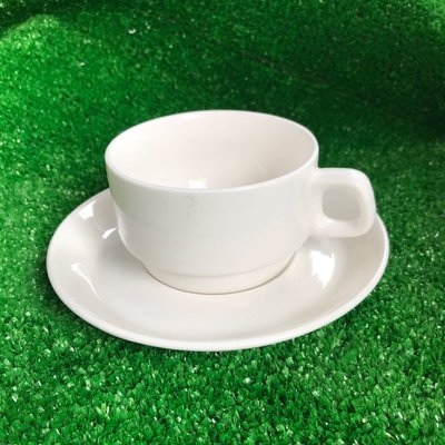 大同瓷器 P0390CS 可疊式咖啡杯 一杯一盤$95 12組以上無法使用超取(滿杯200cc)