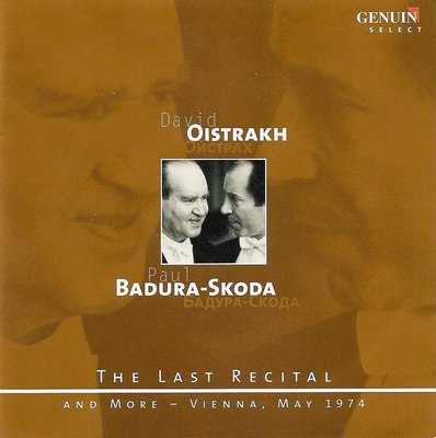 David Oistrakh / Paul Badura-Skoda - The Last Recital (2CD)