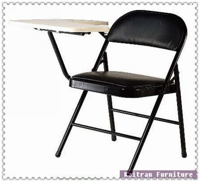 ☆ 凱創家居館 ☆《P450-07 課桌椅》牛皮辦公椅-網背辦公椅-折合椅-休閒椅-鐵合椅