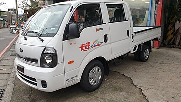 卡旺3噸半柴油雙廂貨車休閒露營工程車自排100.8萬50萬零利率優惠中