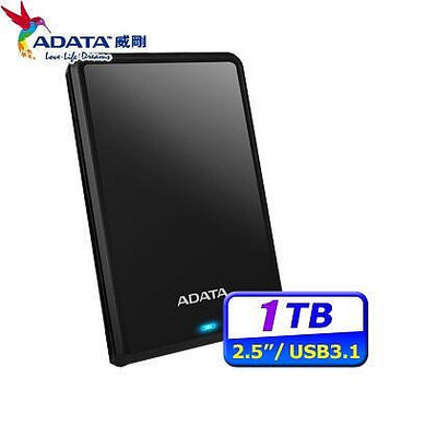 ADATA 威剛 HV620S 1TB USB3.0 2.5吋 行動硬碟 1T 外接硬碟 HV620