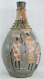 INPHIC-印度風情擺件 印度工藝品 罐子 家居擺設 非洲陶罐