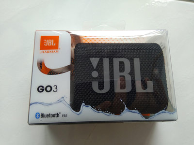 賣 JBL GO 3 可攜式防水藍牙喇叭(黑色)