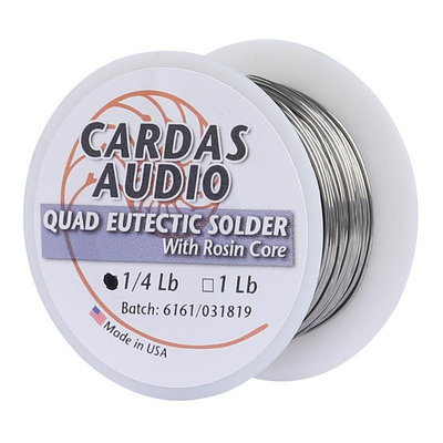 全新原裝進口美國 Cardas 卡達斯 含銀3%含鉛低融點焊