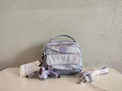 Kipling K08249 金屬紫 迷你號 輕便 多功能 斜背 手提 後背包 兒童包 預購