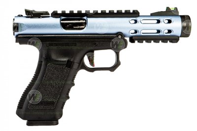 【翔準軍品AOG】WE GALAXY克拉克連發(藍) 瓦斯手槍 生存遊戲 金屬上槍身