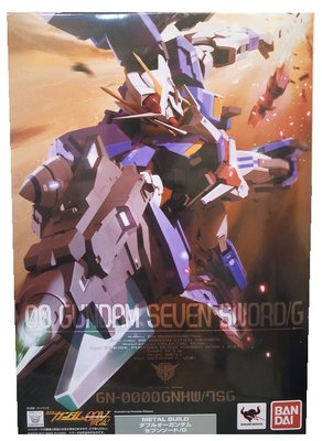 二手 Metal Build 00鋼彈 7劍 00 Gundam Seven Sword/G