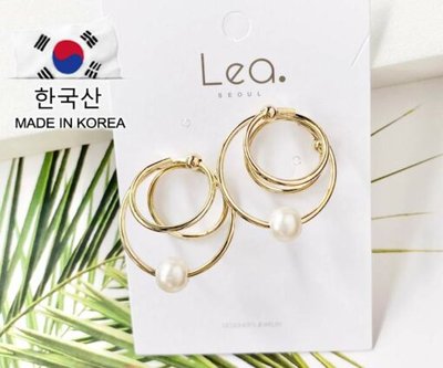 Lea韓國空運現貨想要圈住你的心造型耳環