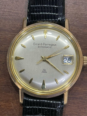 Girard-Perregaux 芝柏gp 60年代盒單全 18k包金