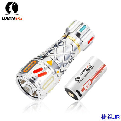 力達百貨商城旋轉陀螺LED手電筒Lumintop THOR 1 陀螺版LED版本405米射程480流明帶爆閃警閃功能18350電池手