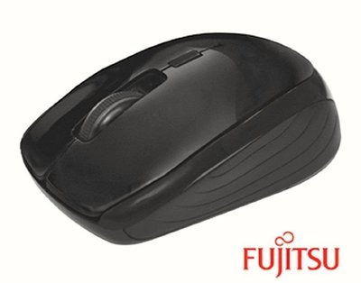 【保固三個月】FUJITSU富士通USB無線光學滑鼠FR400(黑)