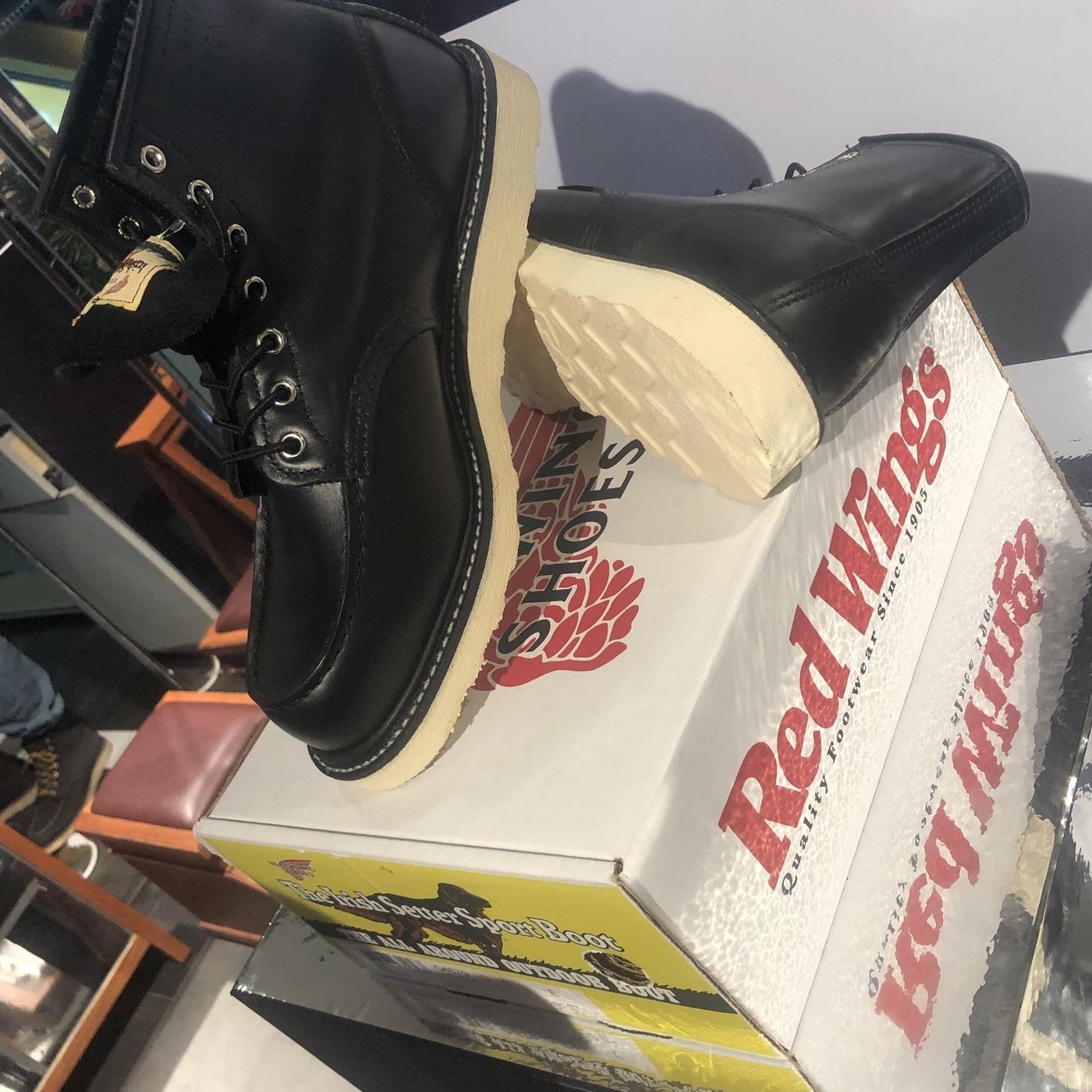 圓頭全新Red Wing x fragment design 聯名款MOC-TOE 4679 | Yahoo奇摩拍賣