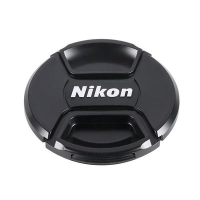 Nikon 副廠鏡頭蓋 49mm 中捏式帶繩 中扣式鏡頭蓋 附防丟繩