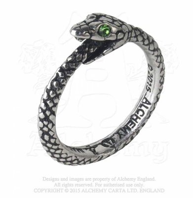 預購—英國Alchemy- 銜尾蛇戒指