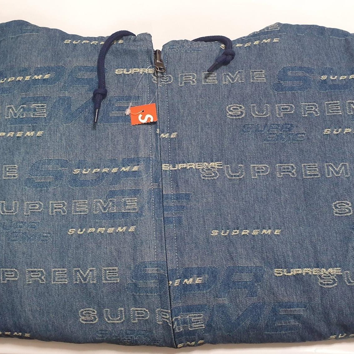 19SS /Supreme Logo Denim Turnout Jacket-