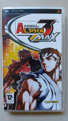 PSP遊戲片ALPHA3MAX STREET FIGHTER