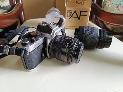 【銓芳家具】Nikon FM2 底片相機 單眼相機 底片機械相機 含二支定焦大光圈鏡頭 50mm F1.4 標準定焦鏡頭