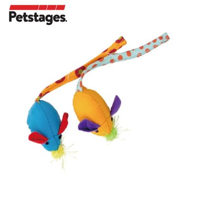 美國 Petstages  383 趣味鈴鐺鼠2入 貓 貓咪 貓咪玩具 寵物玩具 寵物鈴