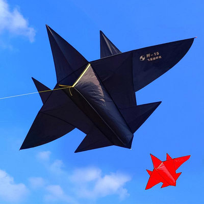 新款風箏飛機風箏成人大人專用兒童微風易飛戰斗機殲十五高檔大型