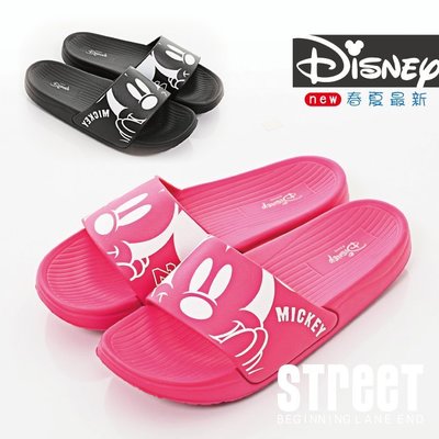 【街頭巷口 Street】迪士尼 Disney 米奇米妮 親子鞋 舒適好穿 輕便童拖鞋 KRM464757P 粉色