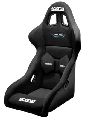 人 身 部 品  SPARCO PRO-2000  FIA認證黑色賽車椅，單張含L板雙軌滑槽跟您愛車的腳架只要25000