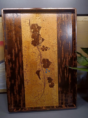 日本實木櫻皮細工托盤 42.5×30cm