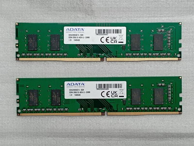ADATA 2022年出廠 DDR4 2666 4G X 2支 = 8G 1.2V 單面 / 威剛原廠終保 桌機用記憶體