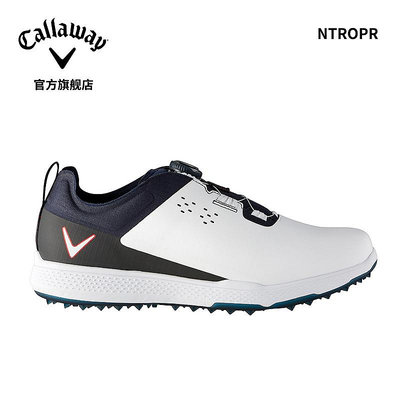 鞋子Callaway卡拉威高爾夫球鞋男士全新高爾夫男鞋輕量透氣無釘運動鞋