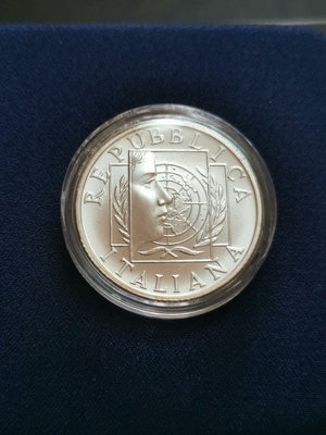 意大利2005年10Euro紀念銀幣普制 盒證齊。