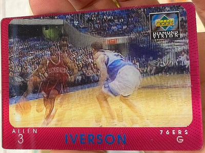 球員卡 Allen Iverson 1997-98 Upper Deck Diamond Vision 電視卡