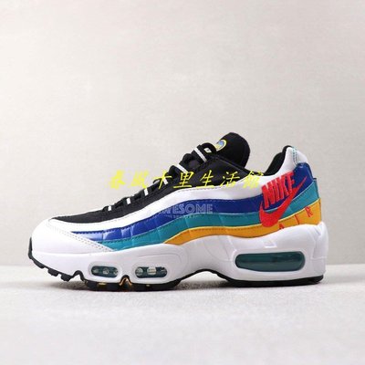 NIKE WMNS AIR MAX 95 彩虹 3M 氣墊 休閒鞋 慢跑鞋 女鞋 CI1900-123爆款