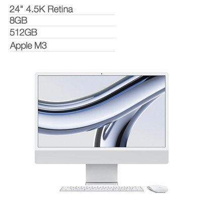 💓好市多代購/免運最便宜💓 Apple iMac 24吋 搭配 M3 晶片 8 核心 CPU 10 核心 GPU 512GB SSD