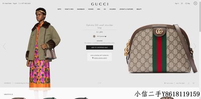 二手 Gucci Ophidia GG small shoulder bag貝殼包 499621