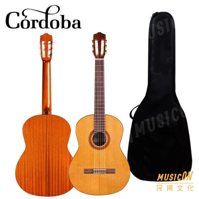 【民揚樂器】Cordoba C5 古典吉他 39吋 面單紅松 側背桃花心 附琴袋