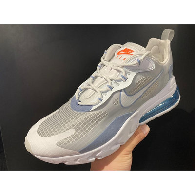 Nike Air Max 270 React 男 休閒鞋 運動 透氣 跑鞋 氣墊 白灰 CT1265-100