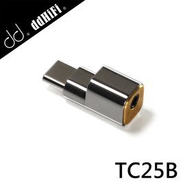 【風雅小舖】【ddHiFi TC25B 2.5mm(母)轉USB Type-C(公)解碼音效轉接頭 】